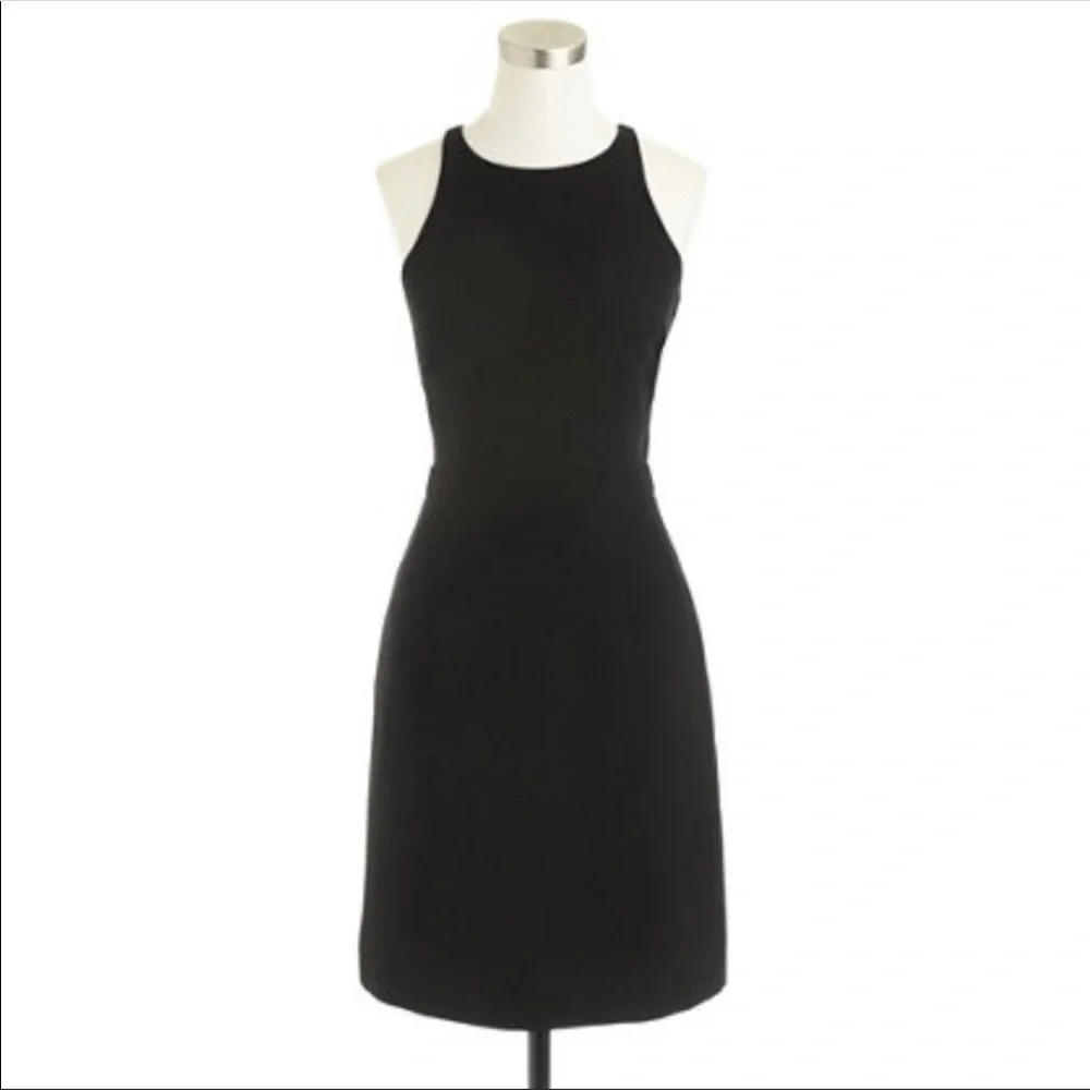 J. Crew Cutaway Crepe Dress